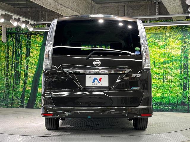 セレナ ハイウェイスター　Ｖセレクション＋セーフティ　ＳＨＶ　両側電動ドア　純正ＳＤナビ　後席モニター　バックカメラ　衝突被害軽減システム　禁煙車　ドラレコ　スマートキー　ＬＥＤヘッド　ビルトインＥＴＣ　純正１６インチアルミ　車線逸脱警報　オートライト（16枚目）