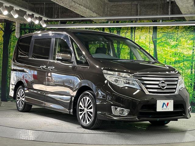 セレナ ハイウェイスター　Ｖセレクション＋セーフティ　ＳＨＶ　両側電動ドア　純正ＳＤナビ　後席モニター　バックカメラ　衝突被害軽減システム　禁煙車　ドラレコ　スマートキー　ＬＥＤヘッド　ビルトインＥＴＣ　純正１６インチアルミ　車線逸脱警報　オートライト（17枚目）