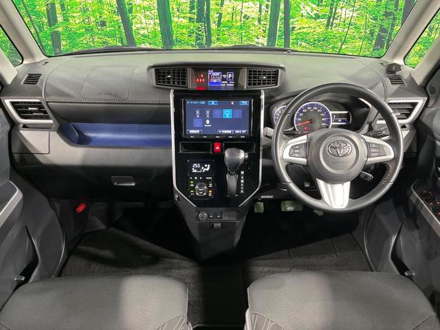 ルーミー カスタムＧ　Ｓ　両側電動ドア　純正ＳＤナビ　バックカメラ　衝突被害軽減システム　禁煙車　ドラレコ　コーナーセンサー　スマートキー　ＬＥＤヘッド　ビルトインＥＴＣ　クルコン　純正１４インチアルミ　オートライト（2枚目）