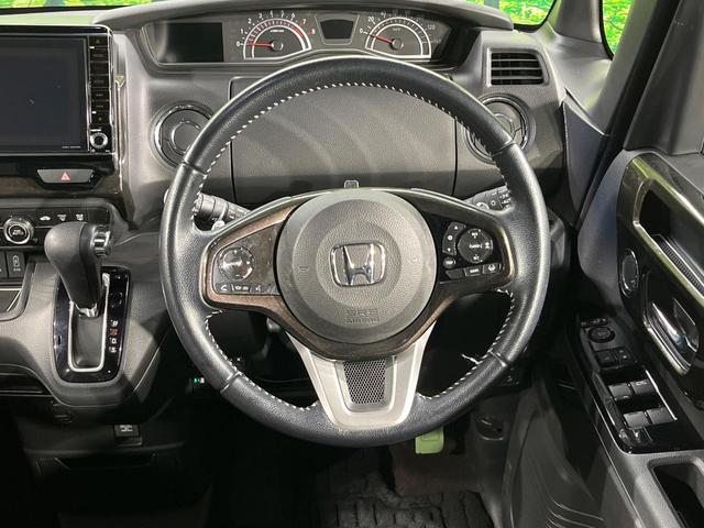 Ｎ－ＢＯＸカスタム Ｇ・Ｌターボホンダセンシング　両側電動ドア　純正ＳＤナビ　バックカメラ　衝突被害軽減システム　禁煙車　ハーフレザーシート　ドラレコ　スマートキー　ＬＥＤヘッド　ビルトインＥＴＣ　純正１５インチアルミ　オートハイビーム（11枚目）