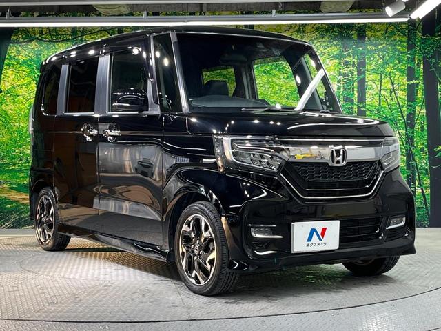 Ｎ－ＢＯＸカスタム Ｇ・Ｌターボホンダセンシング　両側電動ドア　純正ＳＤナビ　バックカメラ　衝突被害軽減システム　禁煙車　ハーフレザーシート　ドラレコ　スマートキー　ＬＥＤヘッド　ビルトインＥＴＣ　純正１５インチアルミ　オートハイビーム（16枚目）