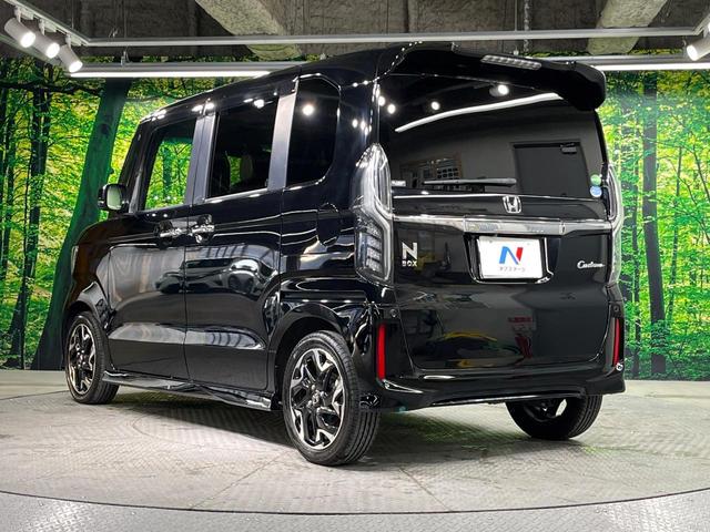 Ｎ－ＢＯＸカスタム Ｇ・Ｌターボホンダセンシング　両側電動ドア　純正ＳＤナビ　バックカメラ　衝突被害軽減システム　禁煙車　ハーフレザーシート　ドラレコ　スマートキー　ＬＥＤヘッド　ビルトインＥＴＣ　純正１５インチアルミ　オートハイビーム（25枚目）