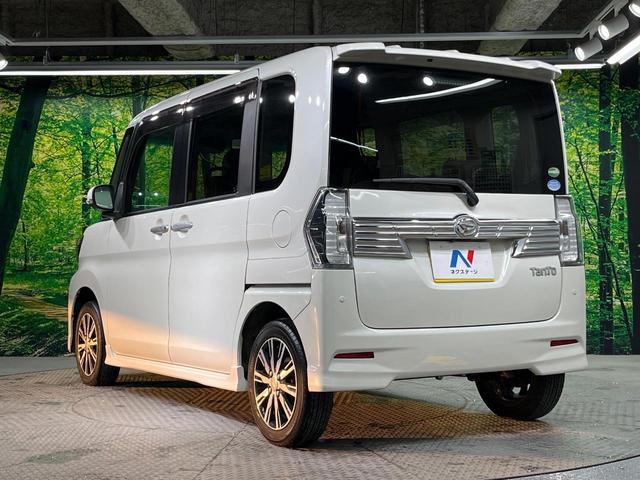 タント カスタムＸ　トップエディションＶＳ　ＳＡＩＩＩ　両側電動ドア　ＳＤナビ　全周囲カメラ　衝突軽減システム　禁煙車　ハーフレザーシート　シートヒーター　コーナーセンサー　スマートキー　ＬＥＤヘッド　純正１４インチアルミ　オートハイビーム（62枚目）