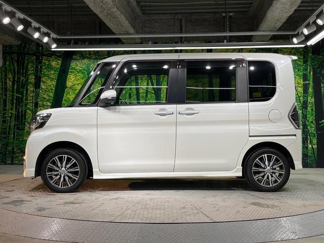 タント カスタムＸ　トップエディションＶＳ　ＳＡＩＩＩ　両側電動ドア　ＳＤナビ　全周囲カメラ　衝突軽減システム　禁煙車　ハーフレザーシート　シートヒーター　コーナーセンサー　スマートキー　ＬＥＤヘッド　純正１４インチアルミ　オートハイビーム（63枚目）