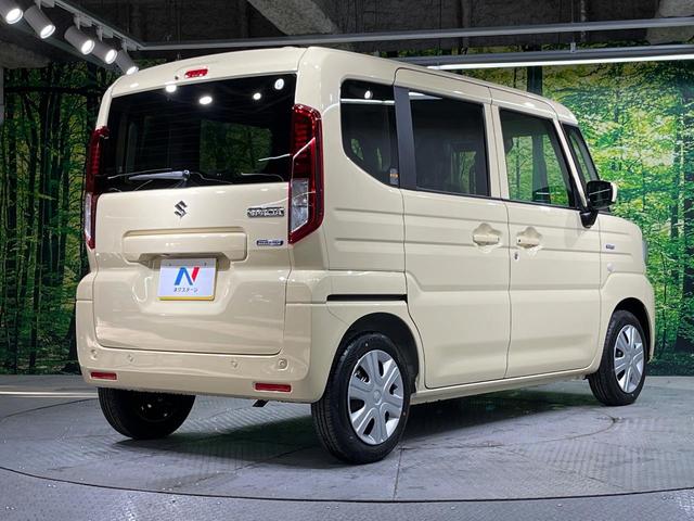 スペーシア ハイブリッドＸ　届出済未使用車　衝突被害軽減システム　コーナーセンサー　シートヒーター　スマートキー　ＬＥＤヘッド　オートハイビーム　車線逸脱警報　オートライト　オートエアコン　電動格納ミラー（17枚目）