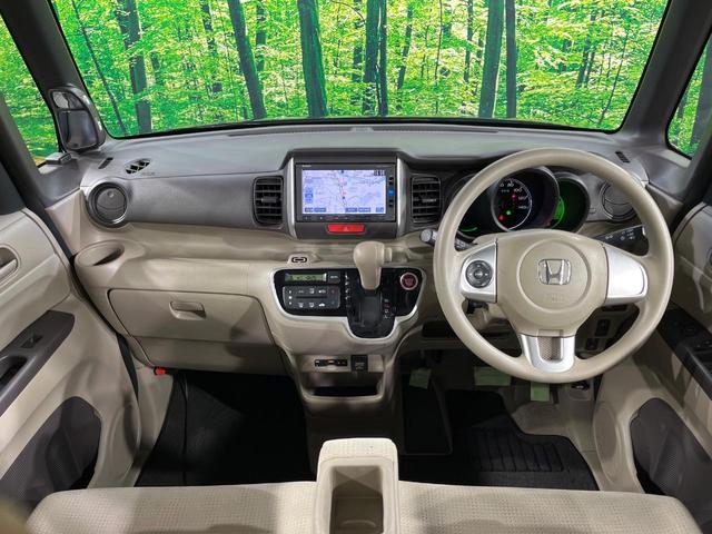 Ｎ－ＢＯＸ Ｇ・Ｌパッケージ　電動スライドドア　純正ＳＤナビ　バックカメラ　衝突被害軽減システム　スマートキー　ビルトインＥＴＣ　クルコン　オートエアコン　Ｂｌｕｅｔｏｏｔｈ　ＣＤ　地デジ　横滑り防止装置　電動格納ミラー（2枚目）