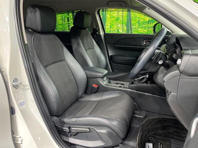 ヴェゼル ｅ：ＨＥＶ　Ｚ　フルエアロ　純正ＳＤナビ　バックカメラ　衝突被害軽減システム　禁煙車　電動リアゲート　ハーフレザーシート　ドラレコ　コーナーセンサー　スマートキー　ＬＥＤヘッド　ＥＴＣ　純正１８インチアルミ（8枚目）