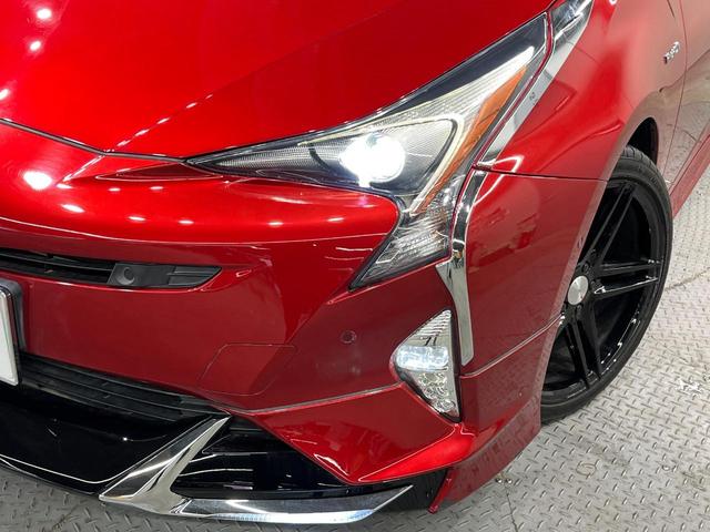 プリウス Aツーリングセレクション フルエアロ 純正SDナビ バックカメラ 衝突被害軽減システム レーダークルーズ 禁煙車 レザーシート ドラレコ コーナーセンサー スマートキー LEDヘッド ビルトインETC 車線逸脱警報(12枚目)