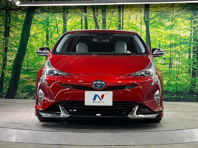 プリウス Aツーリングセレクション フルエアロ 純正SDナビ バックカメラ 衝突被害軽減システム レーダークルーズ 禁煙車 レザーシート ドラレコ コーナーセンサー スマートキー LEDヘッド ビルトインETC 車線逸脱警報(14枚目)