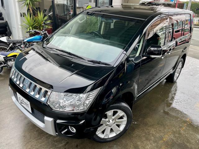 デリカD:5 G パワーパッケージ 社外ナビTV バックカメラ ETC スマートキー 両側パワースライドドア 18インチ アルミホイール 8人乗り 4WD(2枚目)