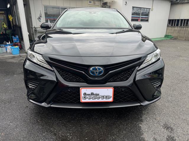 カムリ WSブラックエディション JBLサウンド 前席パワーシート 赤本革シート CarPlay Bluetooth クリアランスソナー LEDライト シートヒーター スマートキー キーレス クルコン 特別仕様車 禁煙車(8枚目)