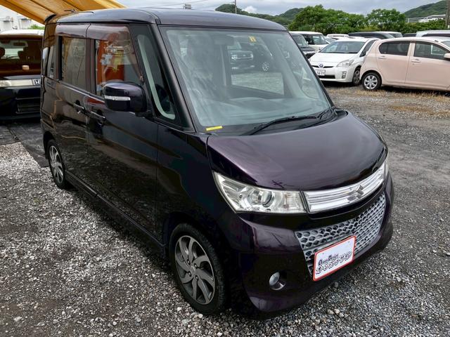 パレットＳＷ ＸＳ　スマキ－　デュアルエアバック　全席ＰＷ　サイドエアＢ　キーレススタートシステム　運転席エアバッグ　ＡＣ　パワーステ　ＡＢＳ　電格ドアミラー　カーナビ　ポータブルナビ　ＳＤナビ（10枚目）