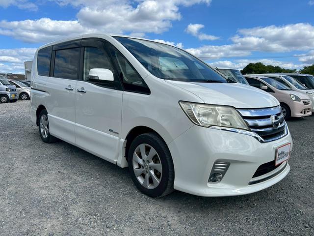 セレナ ハイウェイスターG S-ハイブリッド インテリジェントキー 地デジ オートエアコン SD ETC 横滑り防止機能 パワーステアリング エアバッグ ABS キーレス パワーウインドウ リヤカメラ 両側自動スライドドア 助手席エアバッグ(8枚目)