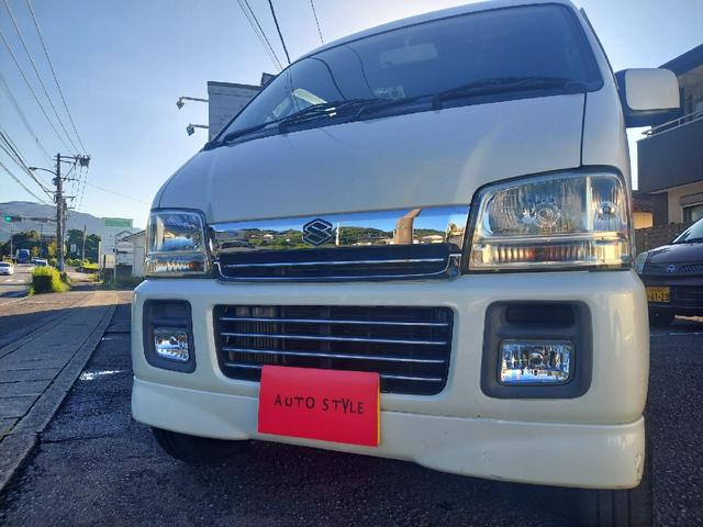 エブリイワゴン ジョイポップターボＰＺ　４ＷＤ　４ＷＤ　４駆ＲＶ　ハイルーフ　ＵＶカットガラス　タイミングチェーン　リアヒーター　ドラレコ　バックカメラ　両側スライドドア　オートステップ　ミラーヒー　車検令和９年３月　カスタマイズ車　ＴＵＲＢＯ（47枚目）