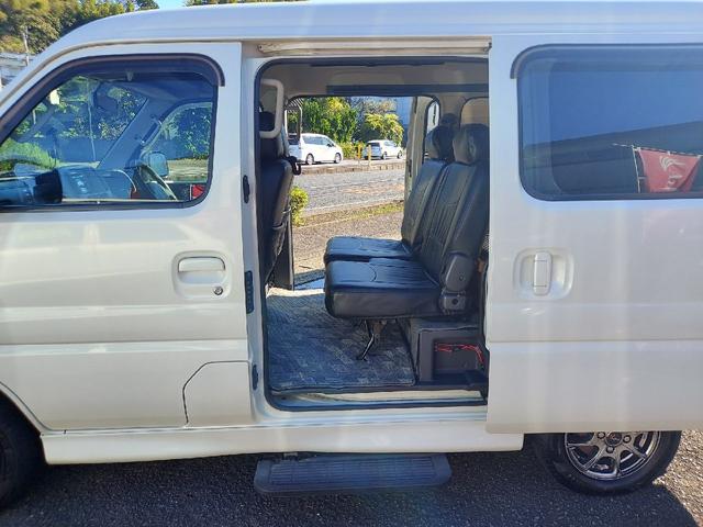 エブリイワゴン ジョイポップターボＰＺ　４ＷＤ　４ＷＤ　４駆ＲＶ　ハイルーフ　ＵＶカットガラス　タイミングチェーン　リアヒーター　ドラレコ　バックカメラ　両側スライドドア　オートステップ　ミラーヒー　車検令和９年３月　カスタマイズ車　ＴＵＲＢＯ（53枚目）