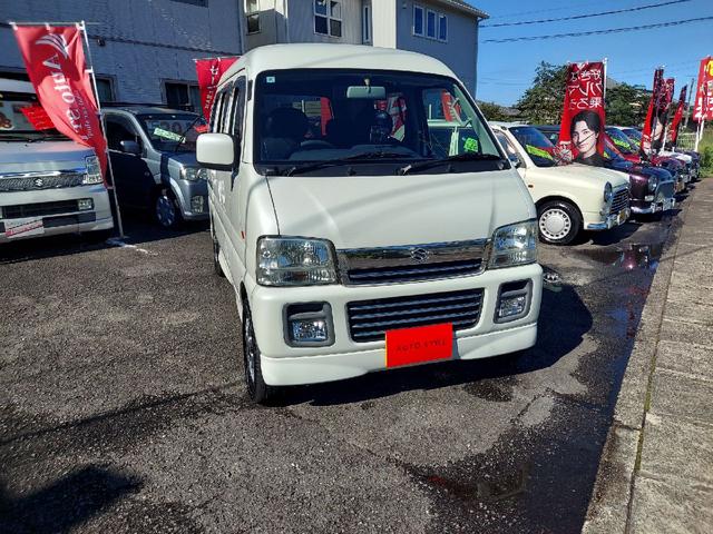 エブリイワゴン ジョイポップターボＰＺ　４ＷＤ　４ＷＤ　４駆ＲＶ　ハイルーフ　ＵＶカットガラス　タイミングチェーン　リアヒーター　ドラレコ　バックカメラ　両側スライドドア　オートステップ　ミラーヒー　車検令和９年３月　カスタマイズ車　ＴＵＲＢＯ（55枚目）