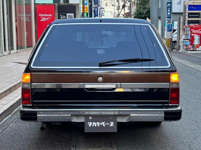 グロリアバン GL Newペイント ポルシェ ジェットブラック 木目調デカール 4ナンバー ナルディー メッキミラー ローダウン デイトナホイール HDDナビ ETC(11枚目)