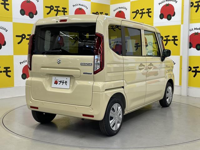 スペーシア ハイブリッドG クリアランスソナー レーンアシスト 衝突被害軽減システム オートライト LEDヘッドランプ スマートキー アイドリングストップ 電動格納ミラー ベンチシート CVT 盗難防止システム ABS ESC(7枚目)