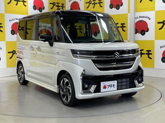 スペーシアカスタム ハイブリッドＸＳ　全周囲カメラ　両側電動スライドドア　ナビ　ＴＶ　クリアランスソナー　オートクルーズコントロール　レーンアシスト　衝突被害軽減システム　オートライト　ＬＥＤヘッドランプ　スマートキー（2枚目）