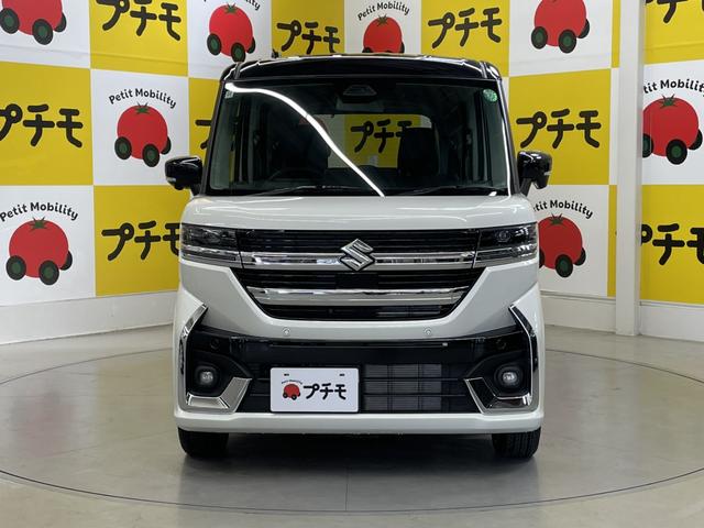 スペーシアカスタム ハイブリッドＸＳ　全周囲カメラ　両側電動スライドドア　ナビ　ＴＶ　クリアランスソナー　オートクルーズコントロール　レーンアシスト　衝突被害軽減システム　オートライト　ＬＥＤヘッドランプ　スマートキー（3枚目）