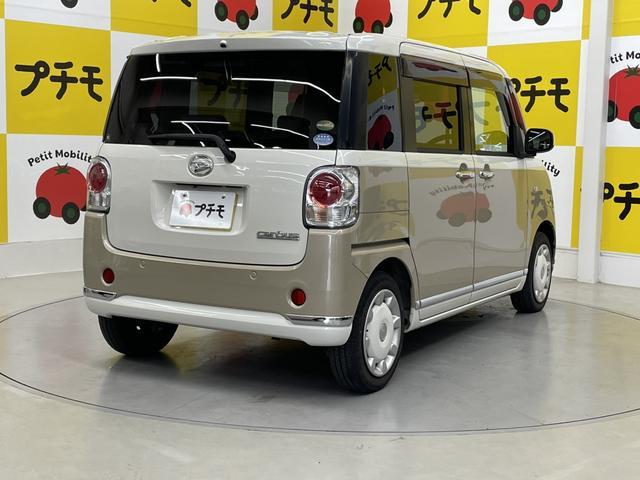 ムーヴキャンバス Ｘメイクアップ　ＳＡＩＩＩ　ＥＴＣ　バックカメラ　両側スライドドア　ナビ　ＴＶ　衝突被害軽減システム　オートマチックハイビーム　スマートキー　アイドリングストップ　電動格納ミラー　ベンチシート　ＣＶＴ　盗難防止システム　ＡＢＳ（6枚目）