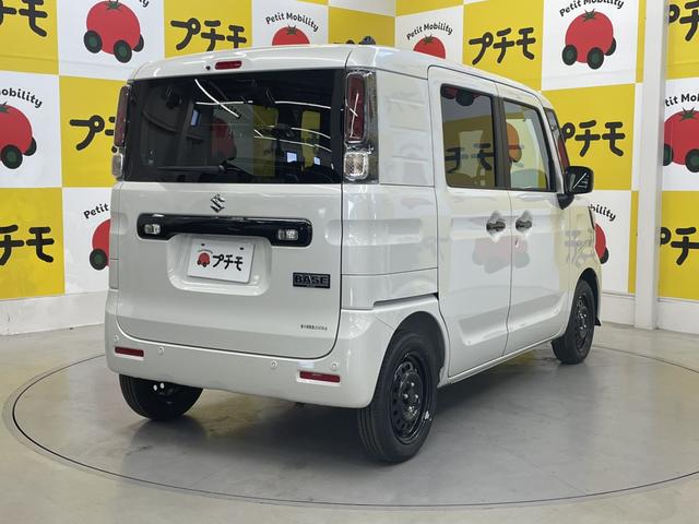 スペーシアベース ＧＦ　両側スライドドア　クリアランスソナー　レーンアシスト　衝突被害軽減システム　オートライト　スマートキー　アイドリングストップ　電動格納ミラー　シートヒーター　ＡＴ　ＥＳＣ　エアコン　パワーステアリング（6枚目）