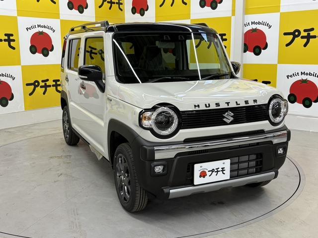 ハスラー タフワイルド　クリアランスソナー　オートクルーズコントロール　レーンアシスト　衝突被害軽減システム　オートライト　ＬＥＤヘッドランプ　ヘッドライトウォッシャー　スマートキー　アイドリングストップ　電動格納ミラー（4枚目）