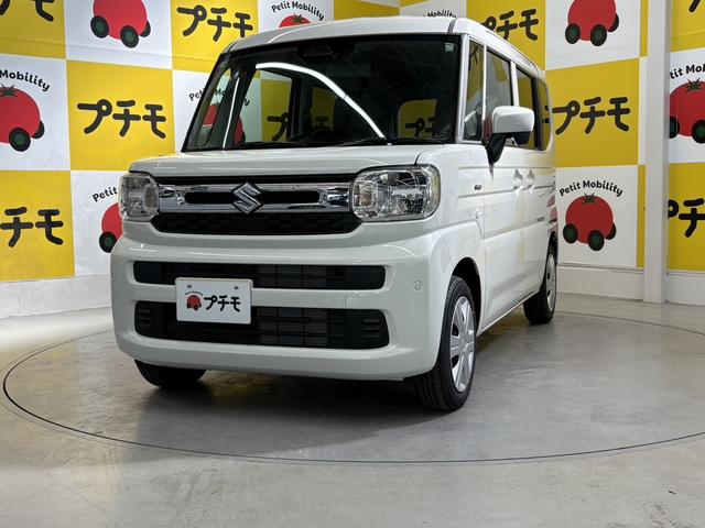 スペーシア ハイブリッドＧ　両側スライドドア　クリアランスソナー　衝突被害軽減システム　ＬＥＤヘッドランプ　スマートキー　アイドリングストップ　電動格納ミラー　ＣＶＴ　盗難防止システム　ＡＢＳ　ＥＳＣ　衝突安全ボディ　エアコン（2枚目）