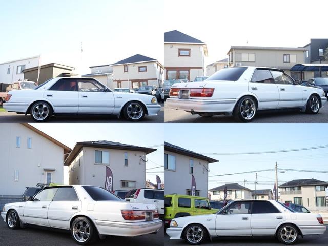 クラウン ロイヤルサルーン　ローダウン　社外１７インチアルミ　運転席パワーシート　リア席パワーシート　社外メモリーナビ　フルセグ　Ｂｌｕｅｔｏｏｔｈ　デジパネ（8枚目）