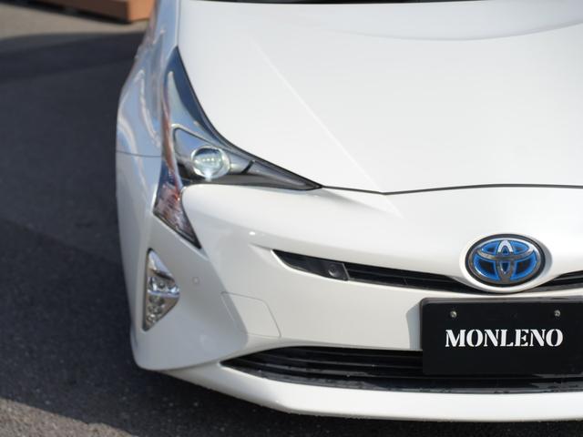 プリウス A セーフティセンス 9インチSDナビ/フルセグTV/Bluetooth ロクサー二19インチAW ローダウン 衝突軽減ブレーキシステム Bモニタ 衝突安全ボディ 電格ミラー LEDヘッド クルコン(18枚目)