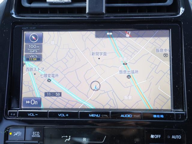 プリウス A セーフティセンス 9インチSDナビ/フルセグTV/Bluetooth ロクサー二19インチAW ローダウン 衝突軽減ブレーキシステム Bモニタ 衝突安全ボディ 電格ミラー LEDヘッド クルコン(64枚目)