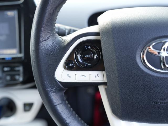 プリウス A セーフティセンス 9インチSDナビ/フルセグTV/Bluetooth ロクサー二19インチAW ローダウン 衝突軽減ブレーキシステム Bモニタ 衝突安全ボディ 電格ミラー LEDヘッド クルコン(68枚目)