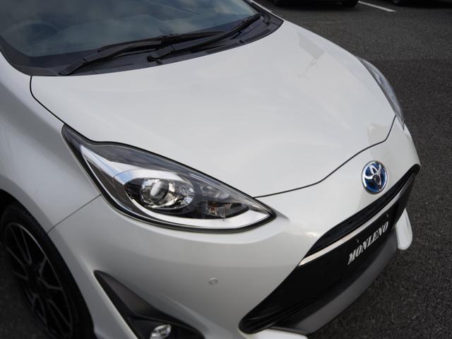 アクア Ｓスタイルブラック　Ｓスタイルブラック／禁煙車／セーフティセンス／純正９型ナビ／フルセグ／Ｂｌｕｅｔｏｏｔｈ再生／Ｇｚホイール／新品タイヤ組替済み／スマートキー／Ｐスタート／車線逸脱警報／ドラレコ／車検２年／１年保証付（25枚目）