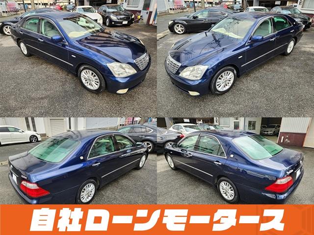クラウン ロイヤルサルーン　ダークブルーマイカ　ナビ　フルセグ　ＭＳＶ　バックカメラ　クルーズコントロール　オートＨＩＤヘッドライト　フォグランプ　パワーシート　ステアリングリモコン　１６インチＡＷ　電動格納式ミラー（19枚目）