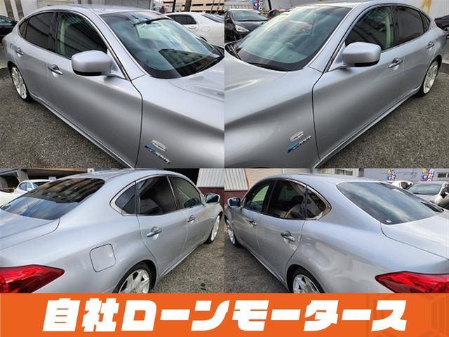 フーガハイブリッド ベースグレード ブリリアントシルバーメタリック エアロ ダウンサス 20インチAW 衝突軽減 レーンアシスト レザーシート パワーシート シートヒーター エアーシート ナビ フルセグ Bluetooth S/Rカメラ(27枚目)