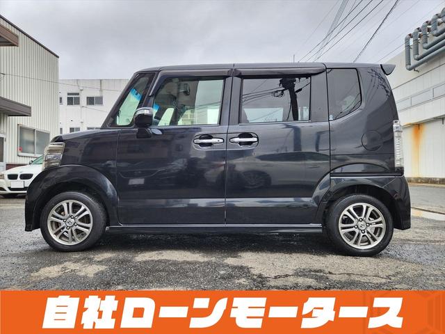 N-BOXカスタム G・Lパッケージ クリスタルブラックパール エアロ ナビ フルセグ Bluetooth DVD MSV バックカメラ 左側パワースライドドア オートHIDヘッドライト フォグランプ 14インチAW ステアリングリモコン(32枚目)