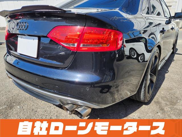 Ａ４ ２．０ＴＦＳＩ　Ｓラインパッケージ　ファントムブラックパール　社外車高調＆４本出しマフラー＆エアロ　１８インチＡＷ　ハーフレザーシート　パワーシート　ナビ　フルセグ　ＤＶＤ　ＭＳＶ　バックカメラ　ソナー　パドルシフト（75枚目）