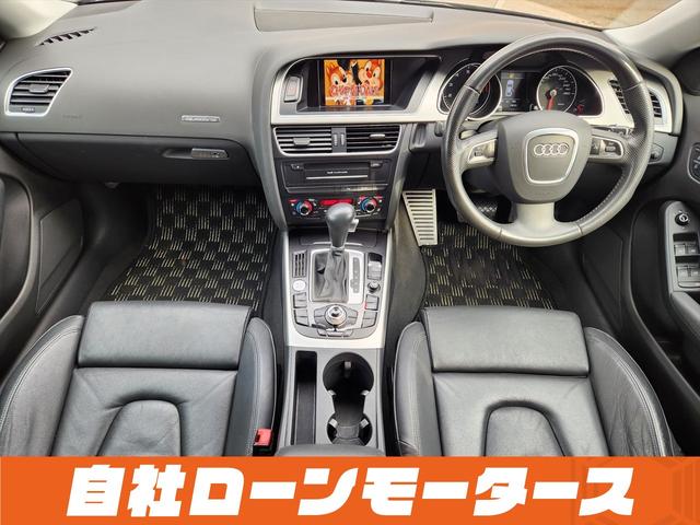 Ａ５スポーツバック ２．０ＴＦＳＩクワトロ　ファントムブラックパール　レザーシート　シートヒーター　パワーシート　１８インチＡＷ　ナビ　フルセグ　ＤＶＤＭＳＶ　バックカメラ　クリアランスソナー　オートＨＩＤヘッドライト　フォグランプ　リアフォグ（9枚目）