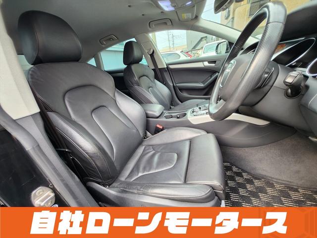 Ａ５スポーツバック ２．０ＴＦＳＩクワトロ　ファントムブラックパール　レザーシート　シートヒーター　パワーシート　１８インチＡＷ　ナビ　フルセグ　ＤＶＤＭＳＶ　バックカメラ　クリアランスソナー　オートＨＩＤヘッドライト　フォグランプ　リアフォグ（55枚目）