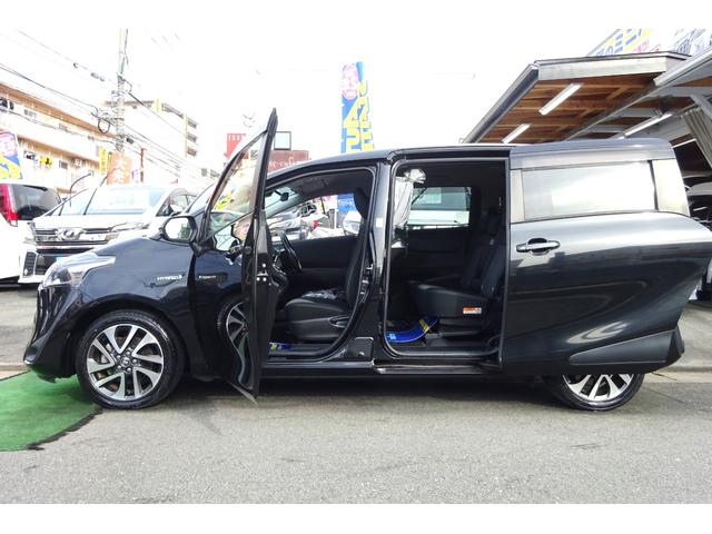 シエンタ ハイブリッド　ファンベースＧ　ＳＤナビ　地デジ　Ｂカメ　ＢＴ　衝突被害軽減　車線逸脱防止　クルコン　クリアランスソナー　シート＆ステアリングヒーター　ＵＳＢポート　前後Ｄレコ　スマートキー　１６ＡＷ　両側自動ドア　全国対応２年保証（4枚目）