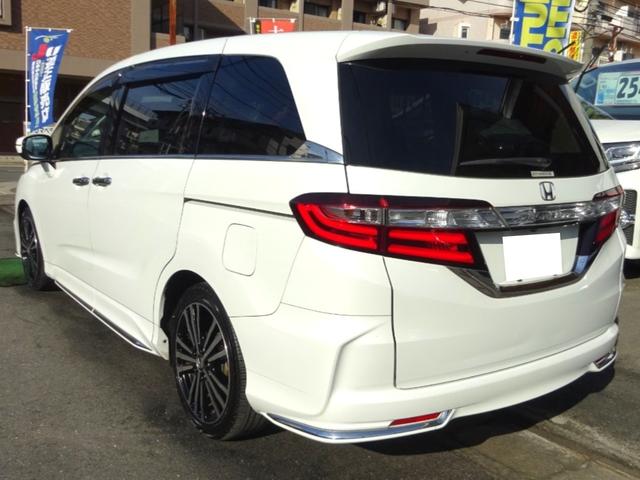 オデッセイ アブソルート・ＥＸホンダセンシング　ＳＤナビ　地デジ　Ｂカメラ　後席モニター　衝突被害軽減　車線逸脱防止　アダプティブクルコン　ＢＳＭ　ハーフレザーパワーシート　７人乗オットマン　ＵＳＢポート　１８ＡＷ　両側自動ドア　全国対応２年保証（5枚目）