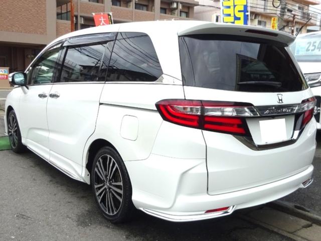 オデッセイ アブソルート・EXホンダセンシング SDナビ 地デジ Bカメラ 後席モニター 衝突被害軽減 車線逸脱防止 アダプティブクルコン BSM ハーフレザーパワーシート 7人乗りオットマン LEDライト 18AW 両側自動ドア 全国対応2年保証(5枚目)