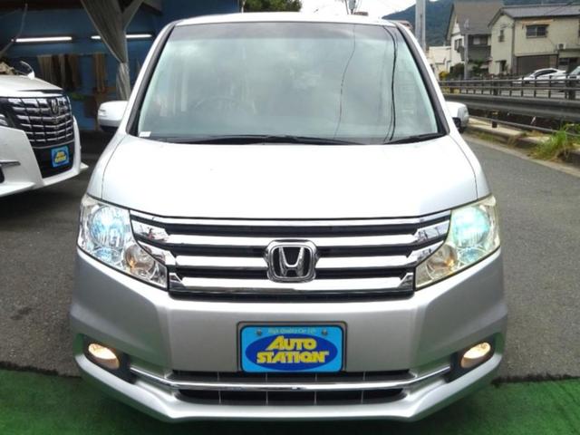 ステップワゴン 9型SDナビ 地デジ Bカメラ BT クルーズコントロール レザー調シートカバー 8人乗り 前後ドラレコ スマートキー HIDライト&フォグ 社外15アルミ 両側自動ドア 全国対応2年保証(2枚目)