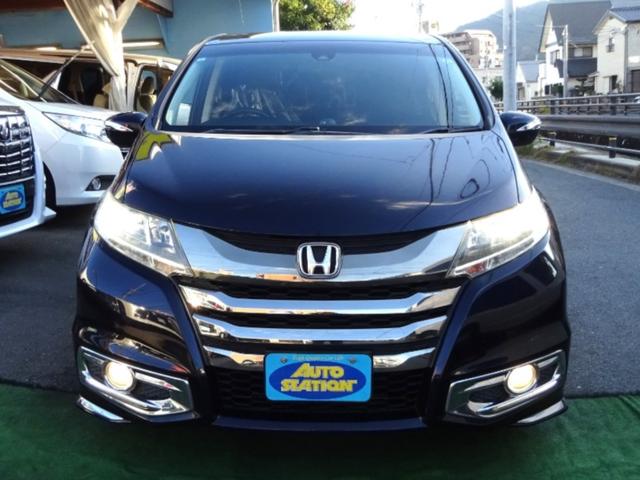 オデッセイ アブソルート・ＥＸ　ＳＤナビ　地デジ　Ｂカメラ　ＢＴ　衝突被害軽減　車線逸脱防止　アダクティブクルコン　ハーフレザーシート　パワーシート　７人乗りオットマン　ＢＳＭ　ＬＥＤライト　１８ＡＷ　両側自動ドア　全国対応２年保証（2枚目）