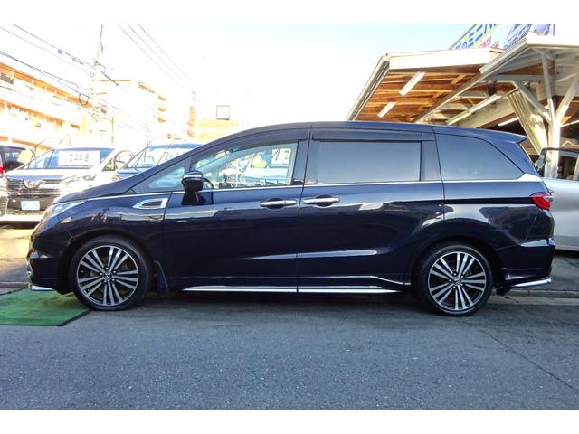 オデッセイ アブソルート・ＥＸ　ＳＤナビ　地デジ　Ｂカメラ　ＢＴ　衝突被害軽減　車線逸脱防止　アダクティブクルコン　ハーフレザーシート　パワーシート　７人乗りオットマン　ＢＳＭ　ＬＥＤライト　１８ＡＷ　両側自動ドア　全国対応２年保証（3枚目）