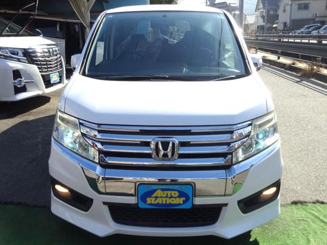 ステップワゴンスパーダ パワーエディション　９型ＳＤナビ　地デジ　Ｂカメラ　後席モニター　アイドリングストップ　スマートキー　ＨＩＤライト＆フォグ　８人乗り　１６アルミ　両側自動ドア　全国対応２年保証（2枚目）