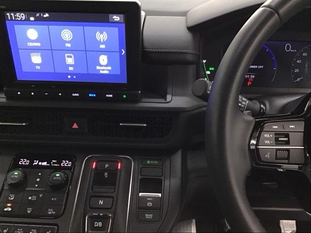 ステップワゴン ｅ：ＨＥＶスパーダ　ドラレコ　ナビ　Ｒカメラ　ブルートゥース　前後誤発進抑制機能　両側Ｐスライドドア　パワーリアゲート　オートクルーズコントロール　サイドカーテンエアバック　ＬＥＤヘッドランプ　ウォークスルー　ソナー（3枚目）