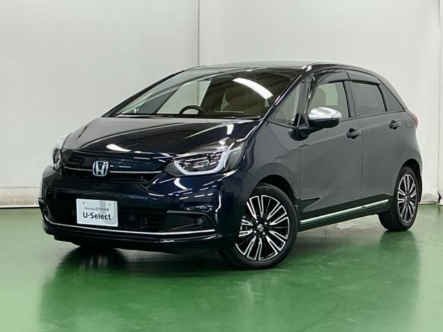 フィット ｅ：ＨＥＶリュクス　ナビ　Ｒカメラ　ブルートゥース　フルセグ　誤発進抑制機能　本革シート　リアカメラ　ＥＴＣ付　ＬＥＤ　シートヒーター　クルーズコントロール　セキュリティアラーム　ＤＶＤ　ＶＳＡ　サイドエアバッグ　ＡＢＳ（10枚目）