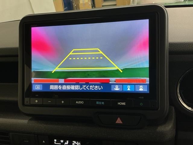 N-BOXカスタム ベースグレード ドラレコ ナビ Rカメラ ブルートゥース W電動ドア USB接続 CMBS Dレコ ベンチシート オートエアコン スマートキ LED 盗難防止装置 クルコン ETC バックカメラ フルセグTV ESC(12枚目)