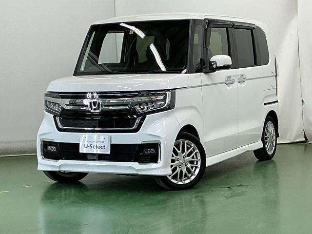 N-BOXカスタム Lターボ ナビ Rカメラ ブルートゥース フルセグ Wパワスラ スマキ プリクラッシュセーフティー 地デジ対応 後カメラ シートH ESC サイドエアバック ECON USBポート DVD再生可 Aクルーズ(10枚目)